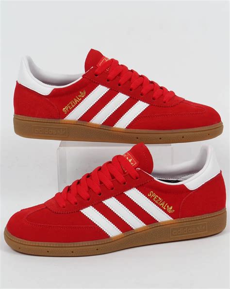 Adidas spezial red and white